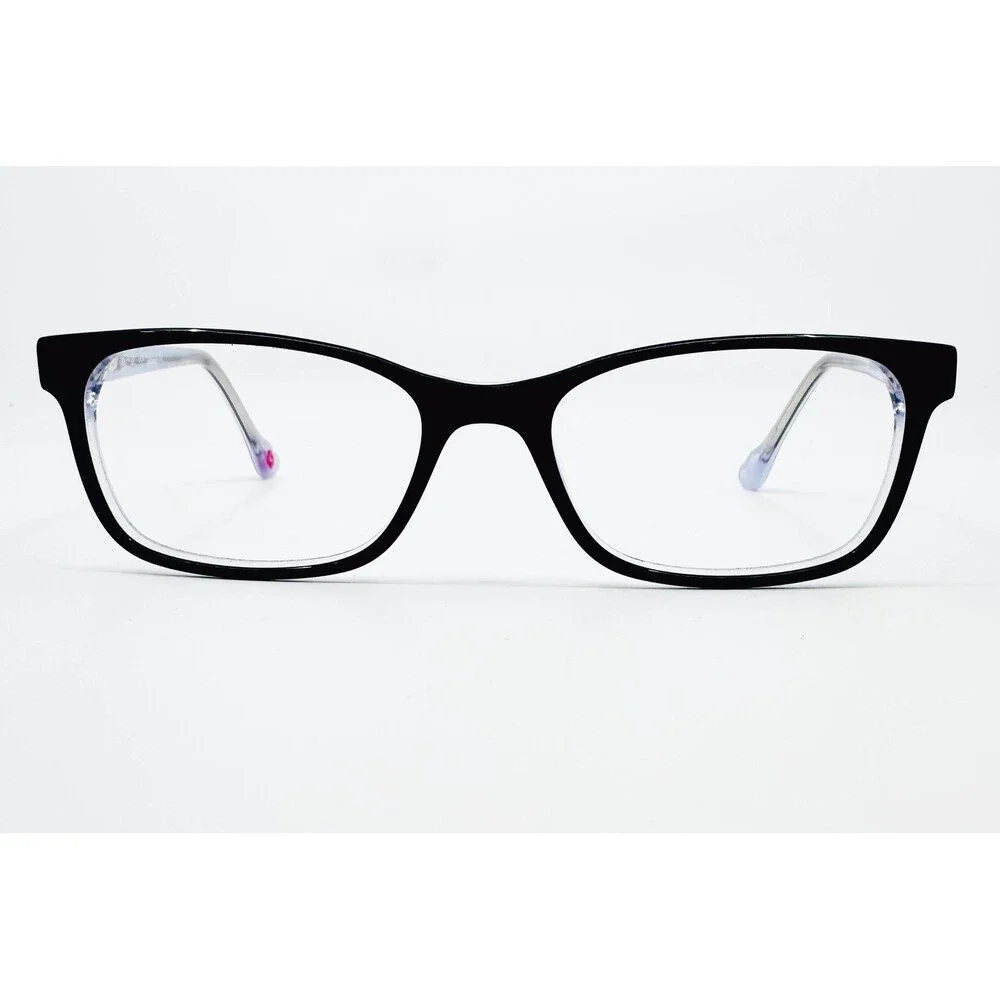 Hot Kiss Eyeglasses Womens Black Pre-owned HK96 BLK 51-17-135